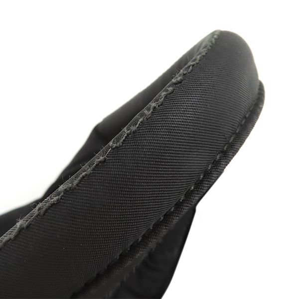 Prada 2way Bag Camouflage Reversible Triangle Logo Nylon Khaki X Black Silver