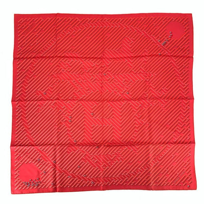 Hermes Silk Scarf Carre 90 Parcours D'H Labyrinth