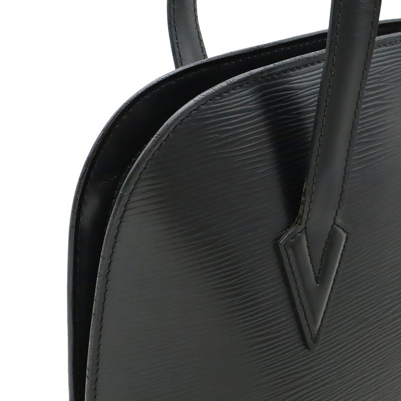 Louis Vuitton Epi Lu Sac Shoulder Bag Tote Bag Shoulder Tote Leather Noir Black