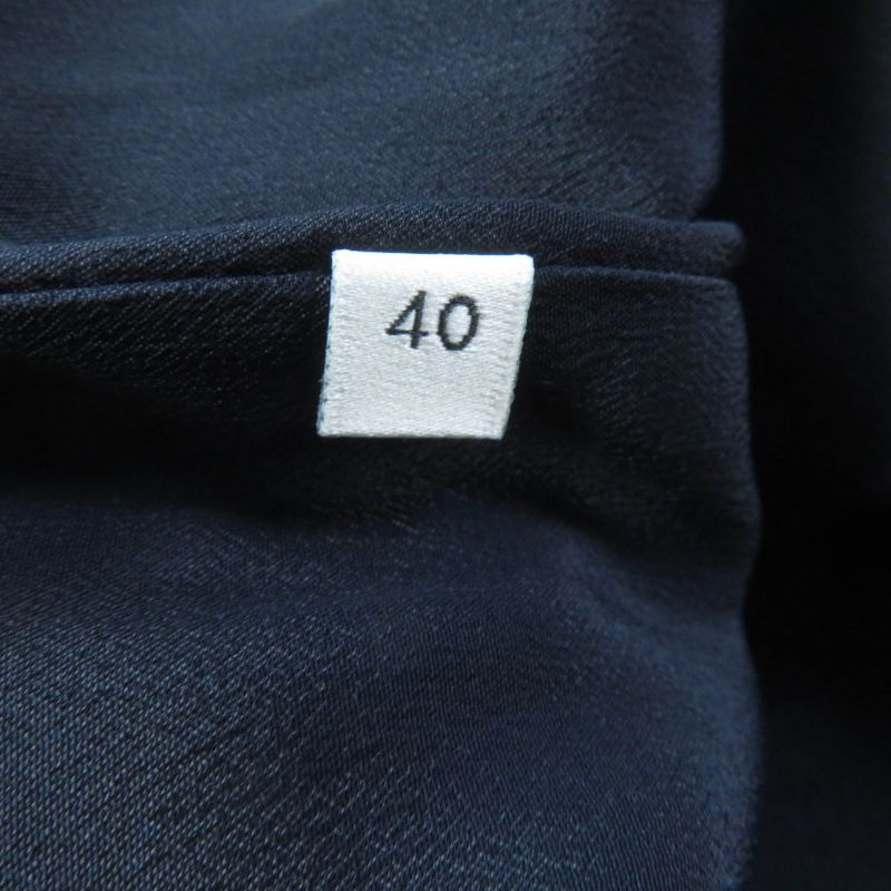 Gucci '18 523247 Lavender Embroidered Sleeveless Dress Dark Navy 40 Made In