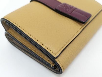 Loewe Triford Wallet Yellow Beige