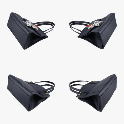 Gucci Crystal Butterfly Linea Totem Black X Green X Red X Multicolor Leather