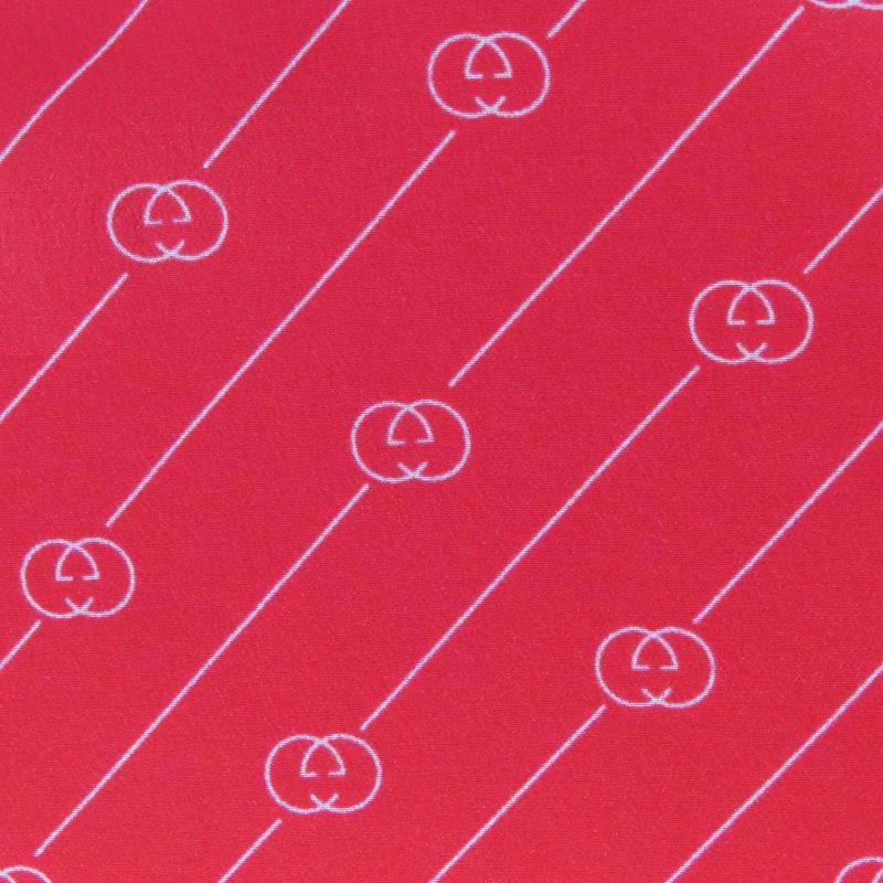 Gucci 661958 100% Silk GG Diagonal Flared Sleeve Tunic Dress With Fringe