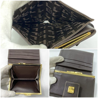 Loewe Fold Wallet Brown Beige