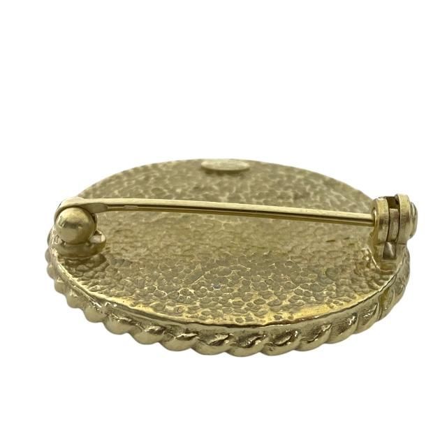 Chanel Brooch Pin Brooch Accessories Small Accessories Coco Mark GP Gold Pink