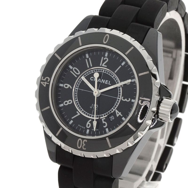 Chanel H0681 J12 33mm (130in) Watch Ceramic Rubber Ladies