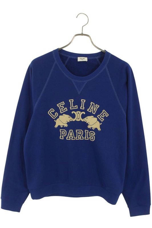 Celine 25AW Ry0h5670q Animal Logo Regular Sweatshirt Men's M