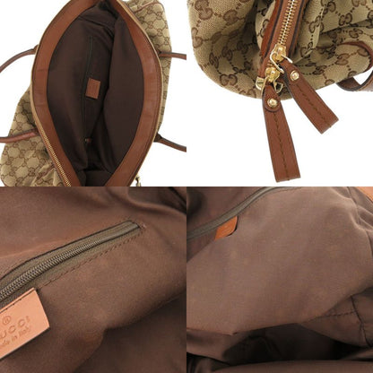 Gucci Sookie 223974 GG Canvas Leather Beige Brown 2WAY Shoulder Handbag 1260