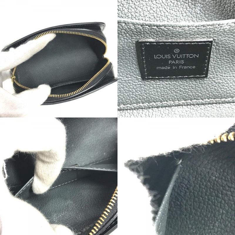 Louis Vuitton Cosmetic Pouch Dauphine PM M48442 Epi Leather Noir Black
