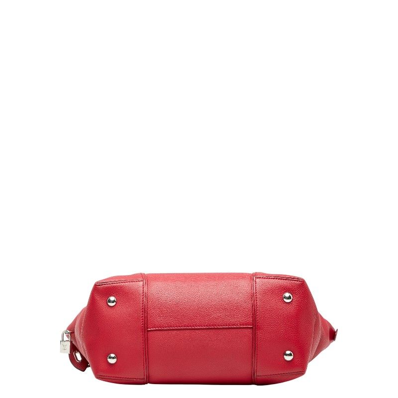 Louis Vuitton Parnacea Lockit PM Shoulder Bag Handbag 2WAY M94595 Raspberry