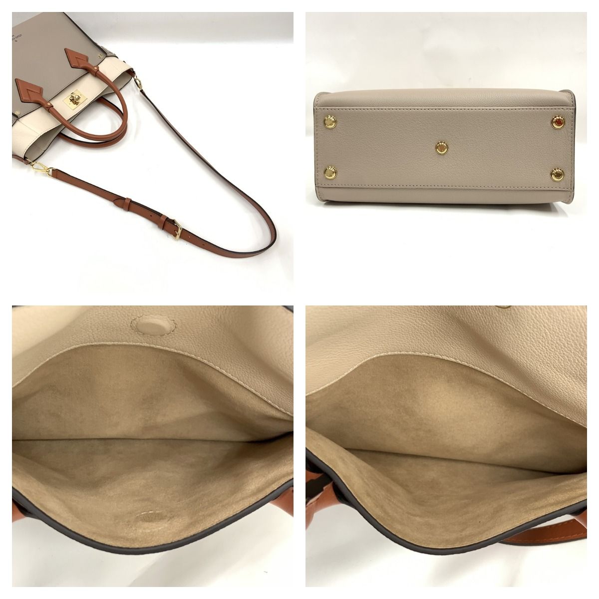 Louis Vuitton on My Side MM Women's 2way Bag Handbag Shoulder Bag M53825