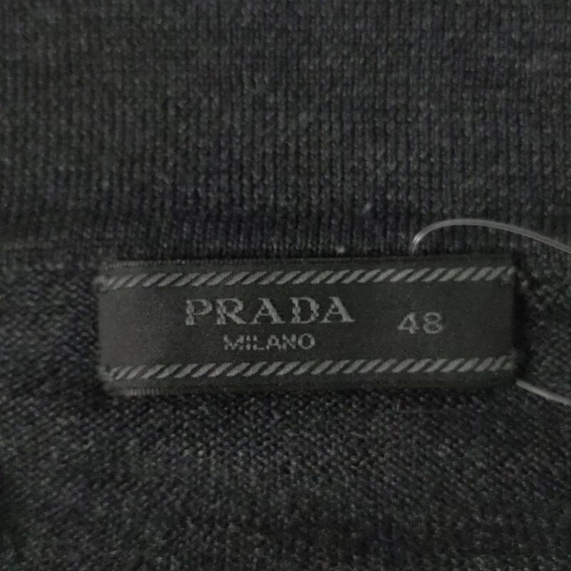 Prada Long Sleeve Sweater Size 48 M Men's - Dark Navy Regular Color