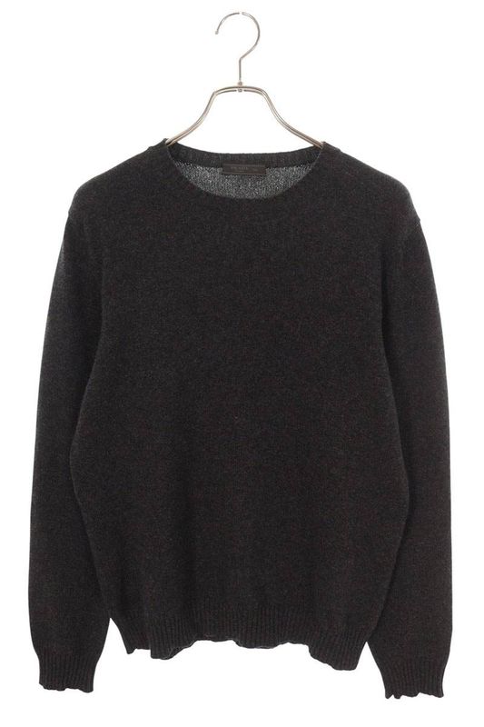 Prada Umn638 R102 4Y5 Cashmere Blend Crew Neck Knit Men 50