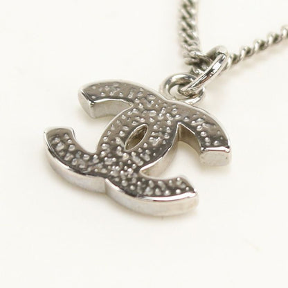 Chanel Rhinestone Coco Necklace Metal Ladies