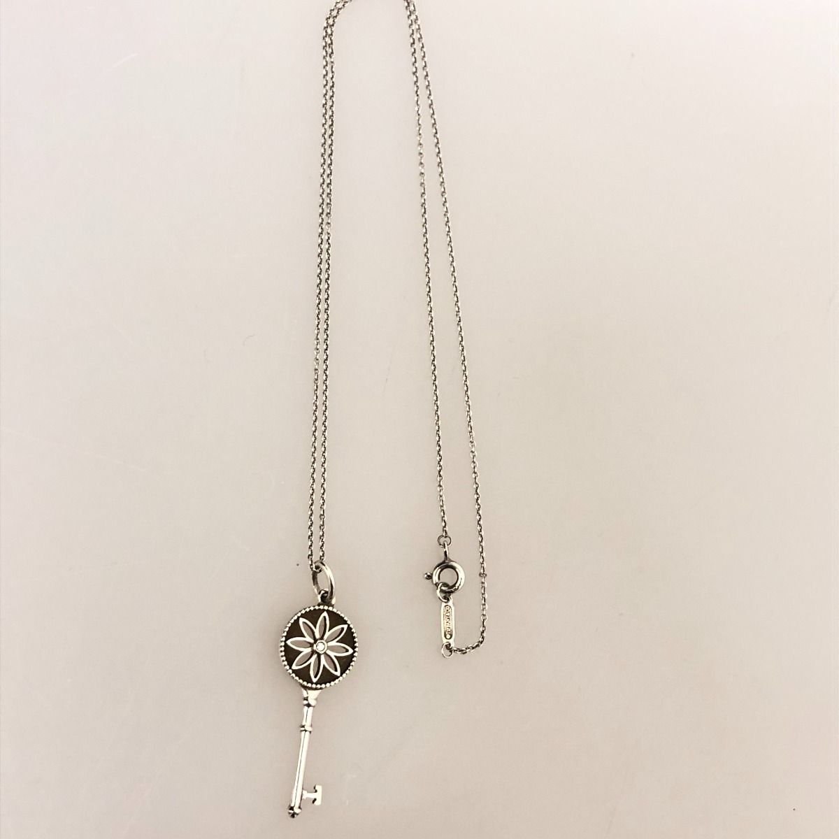 Tiffany & Co Tiffany Necklace Daisy Flower Silver925 46cm (18.11in)