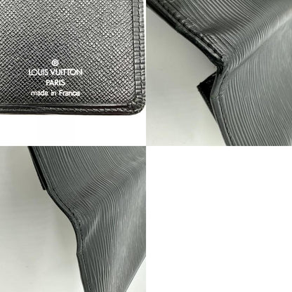 Louis Vuitton M60622 Bifold Wallet Epi Leather Black