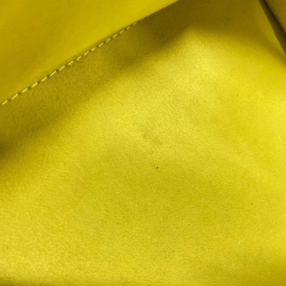 Celine Handbag Luggage Mini Shopper Yellow Leather
