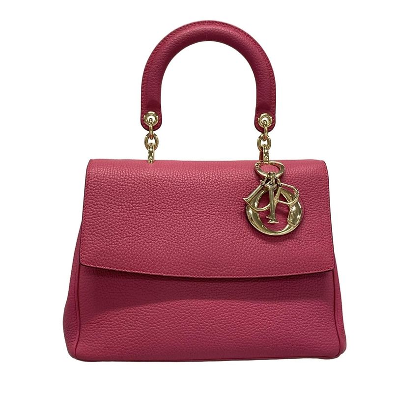 Dior/christian Dior Handbag B-dior Pink Leather