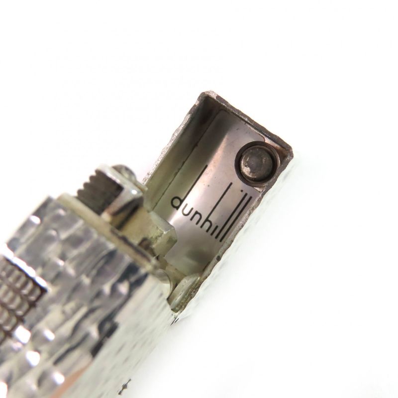 Gucci Square Roller Gas Lighter With All Over Pattern Smoking Goods Silver