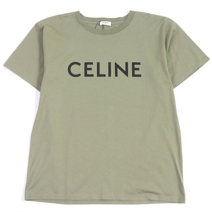 Celine 2x681671q Cotton Logo Print Short Sleeve Short Sleeve Loose T-shirt