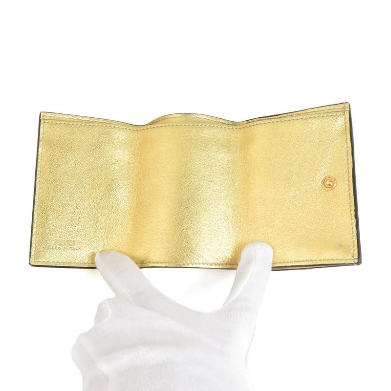 Fendi Compact Wallet Trifold Wallet 8m0395ak61