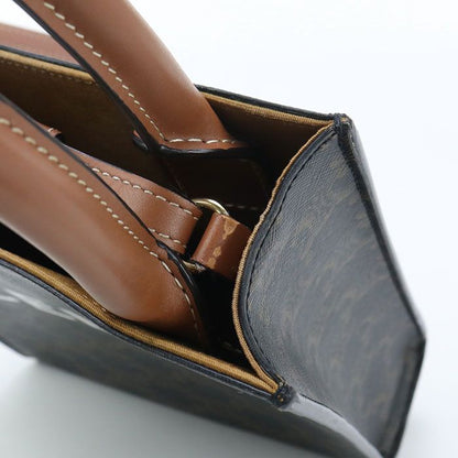 Celine Mini Vertical Cabas Triomphe Canvas Handbag Triomphe Canvas Leather Women