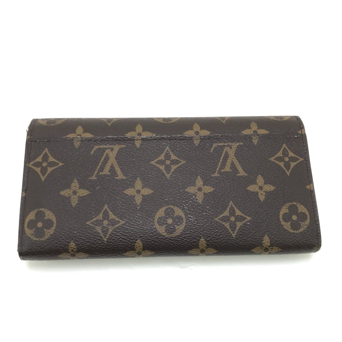 Louis Vuitton Bi-Fold Long Wallet Monogram Portefeuille Sarah