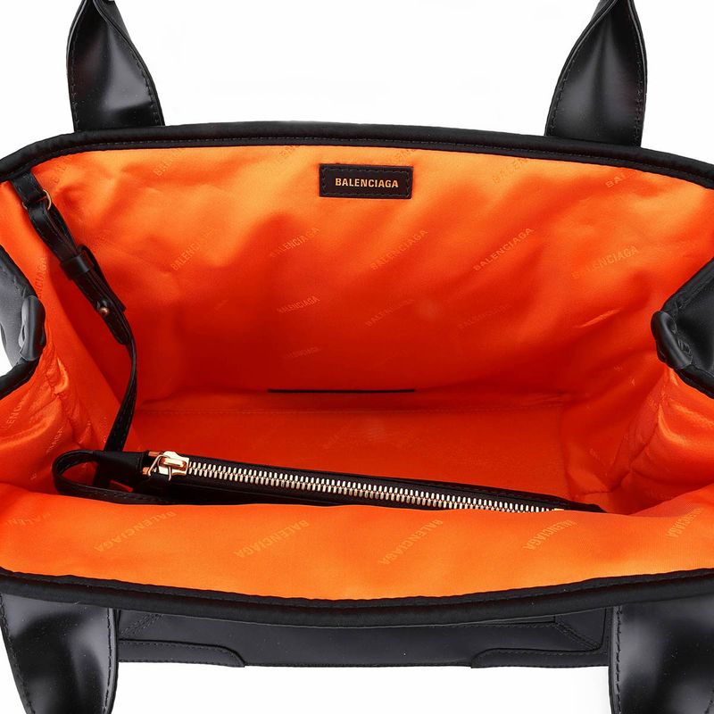Balenciaga Tote Bag Navy Cabas Su Black/orange