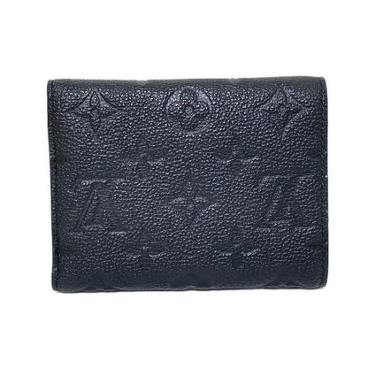 Louis Vuitton Monogram And Empreinte Portefeuille Victorine M64060 Noir Black