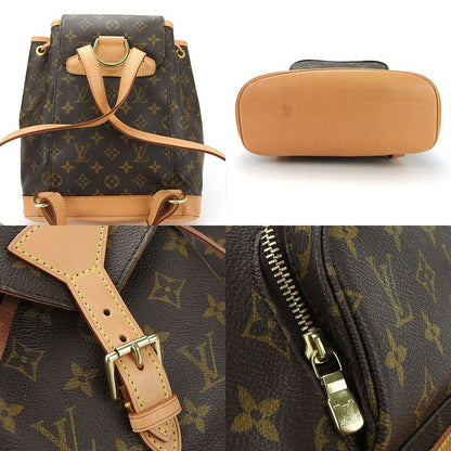 Louis Vuitton Rucksack Backpack Sac Montsourismm M51136 Monogram Gold Hardware