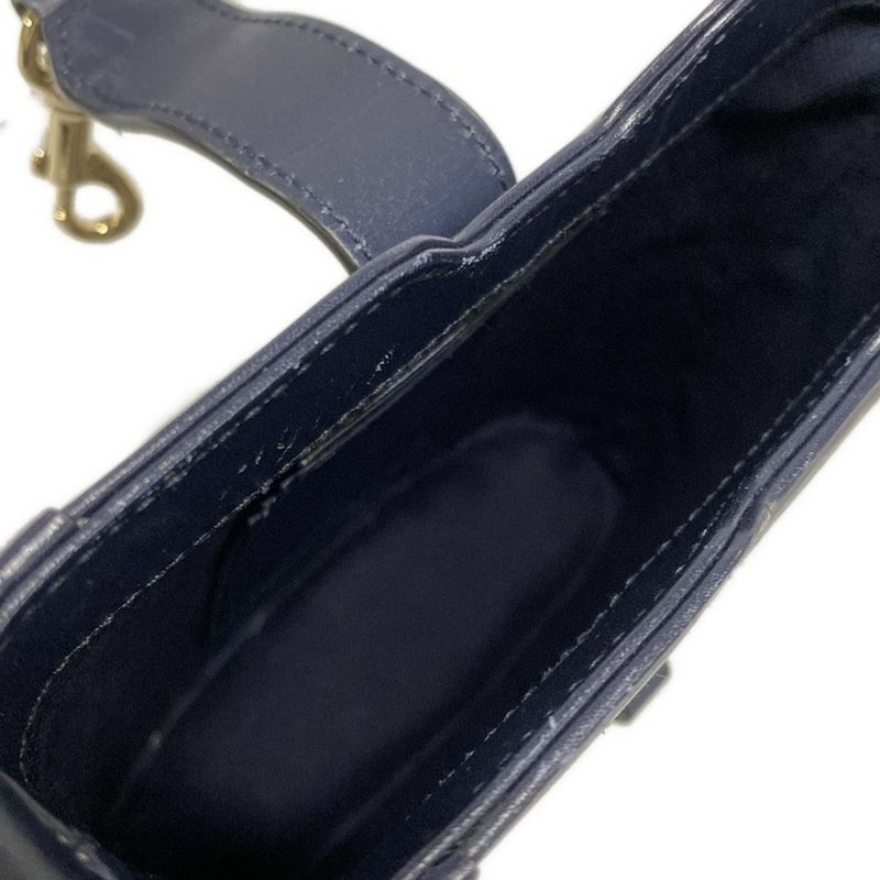 Gucci Shoulder Bag GG Pattern 782919 Gray×navy×red Leather