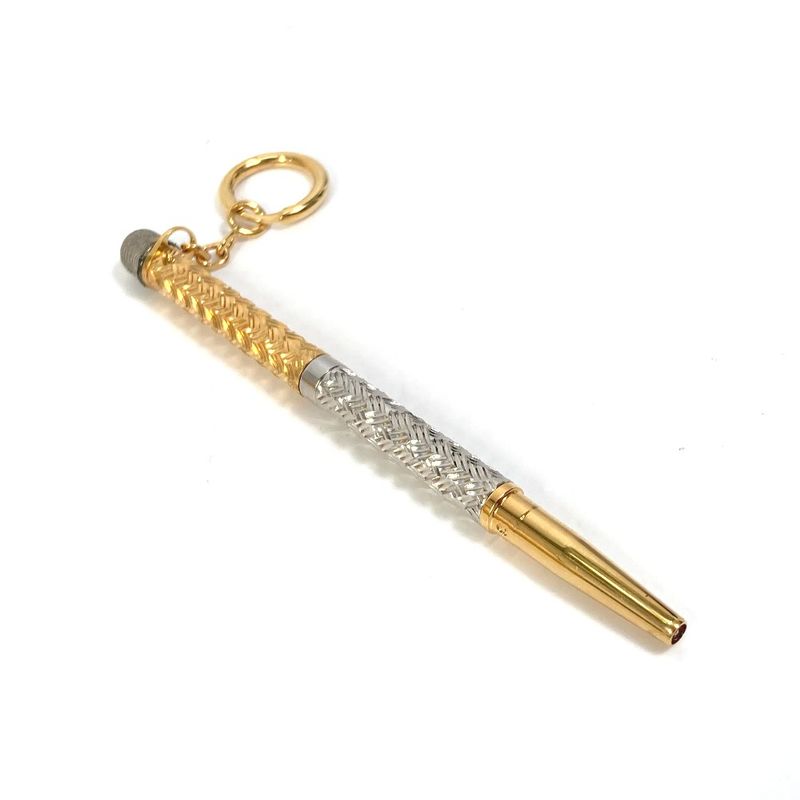 Fendi Earring Scribble Pen Metal Silver