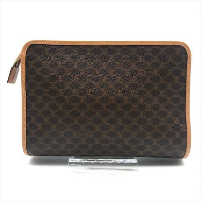 Celine Macadam Triomphe Clutch Brown