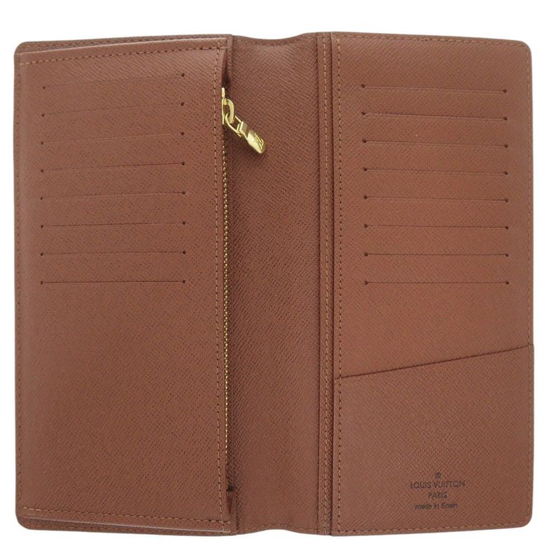 Louis Vuitton Portefeuille Columbus Monogram M60252 Brown Long Wallet LV 0469