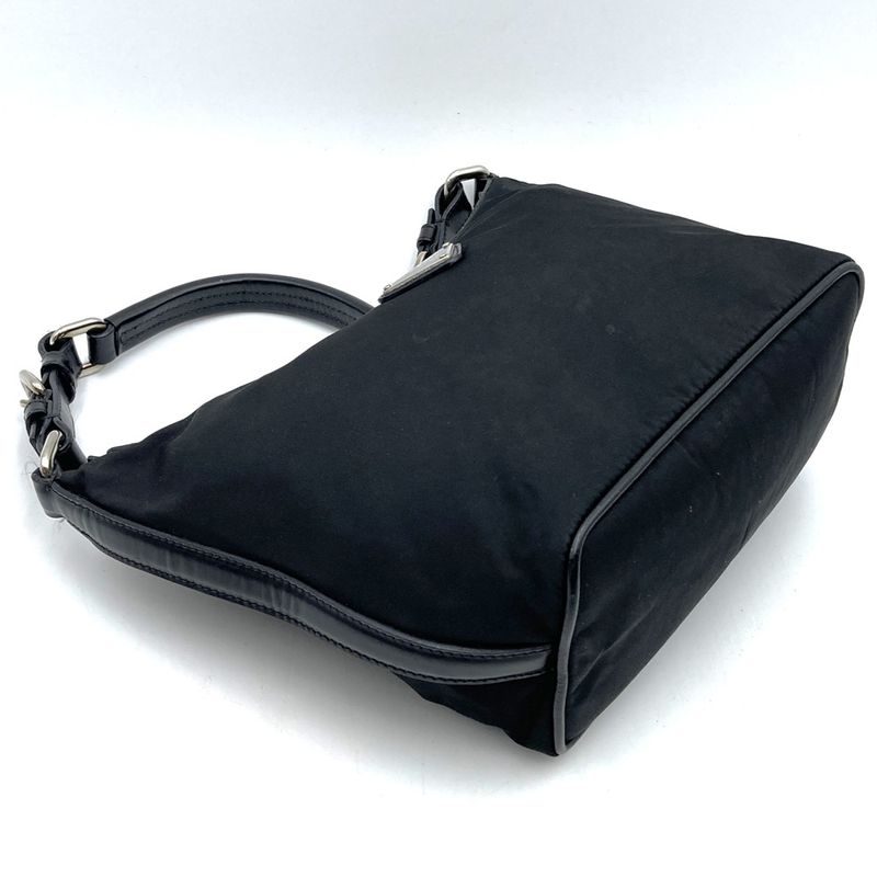 Prada Hobo Bag Nylon Black Shoulder Bag Shoulder Nylon Women Men