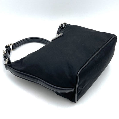 Prada Hobo Bag Nylon Black Shoulder Bag Shoulder Nylon Women Men