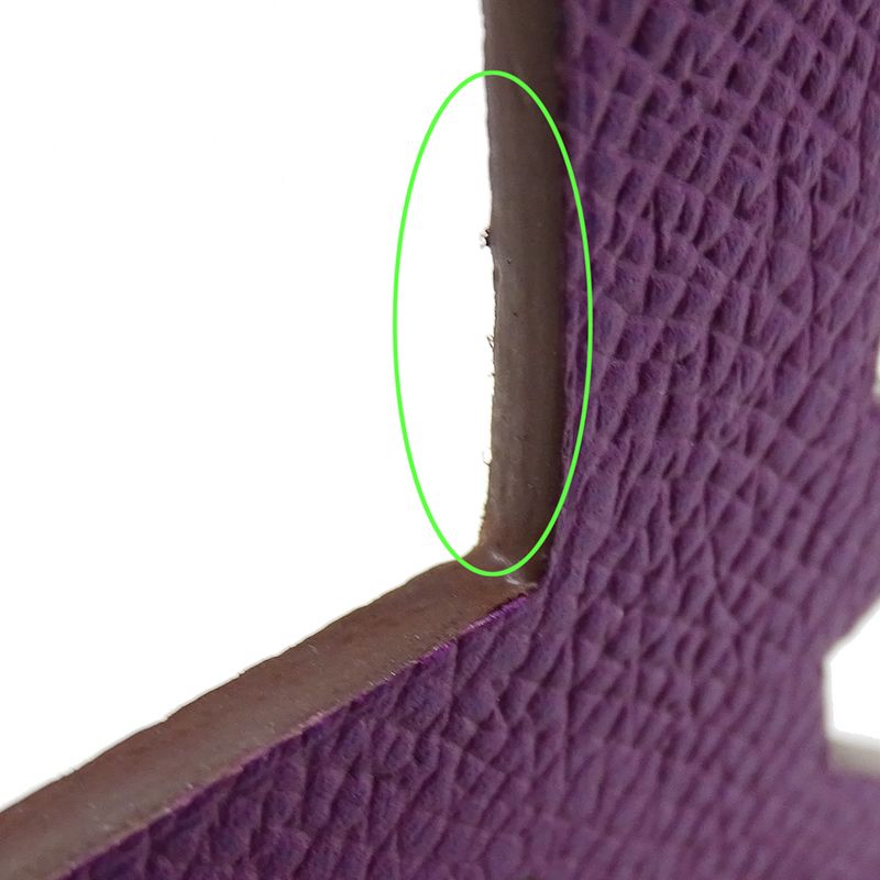 Hermes Charm Petite Ash Torii Ladies Men's Brand Vaux Epson Togo Purple Dark