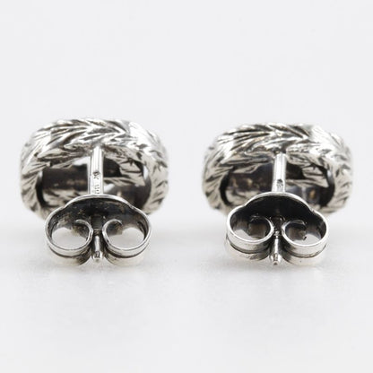 Gucci Interlocking G Metal Silver Unisex 2.9g Earrings