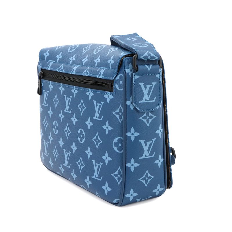 Louis Vuitton Monogram District PM NV3 Shoulder Bag Blue M23785 RFID 90298081