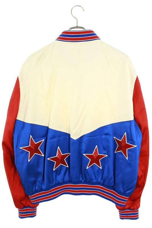 Celine 2v35n851c Embroidery American Teddy Blouson Men's 50