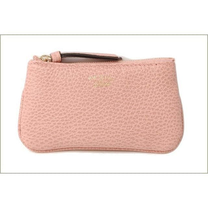 Unused Gucci Coin Case Key Case With Swing Key Ring Bright Pink