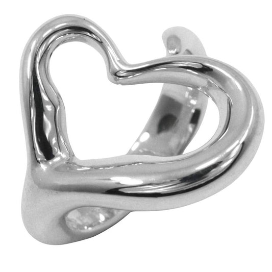 Tiffany & Co Open Heart Elsa Peretti Silver 925 Size 9 Ladies 5.6g Ring