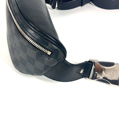 Louis Vuitton Body Bag Bum Bag N40362 Damier Graphite Canvas Black