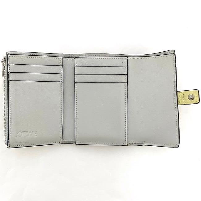 Loewe Trifold Wallet Yellow Anagram