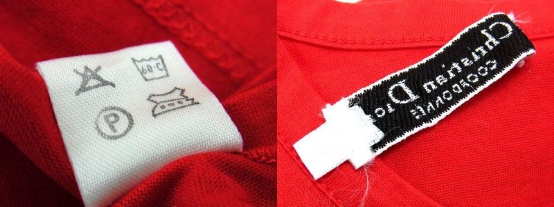 Boutique Christian Dior 100% Cottohort Sleeve T-shirt Top Size 36