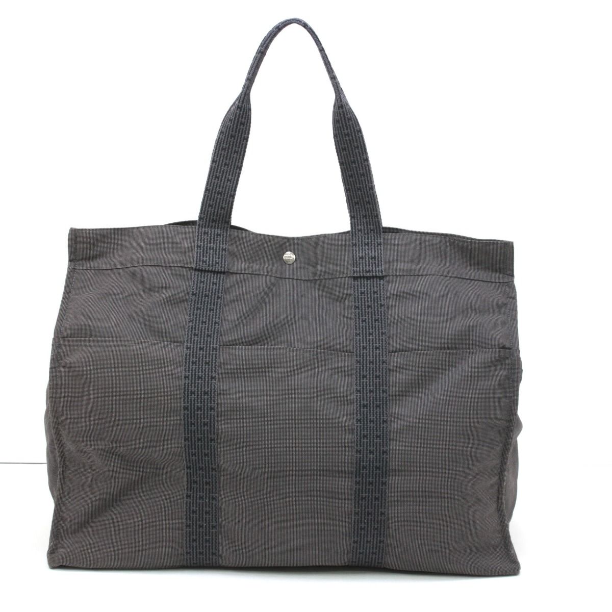 Hermes Her Line TGM Tote Bag Gray