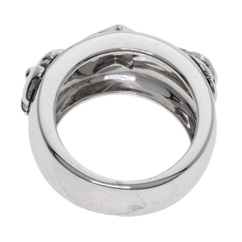 Chanel Three Symbols Diamond Ring - 18K White Gold Ladies