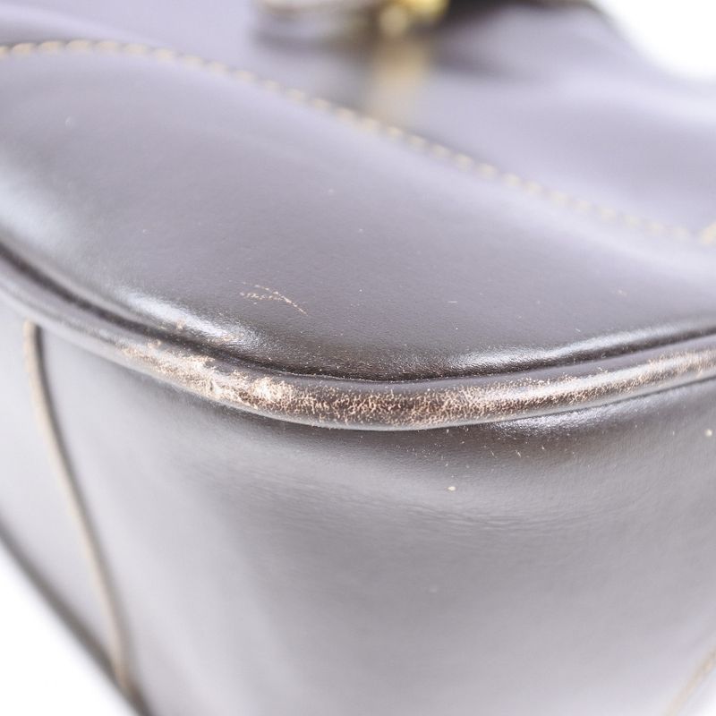 Gucci Vintage Calf Brown Women's Shoulder Bag