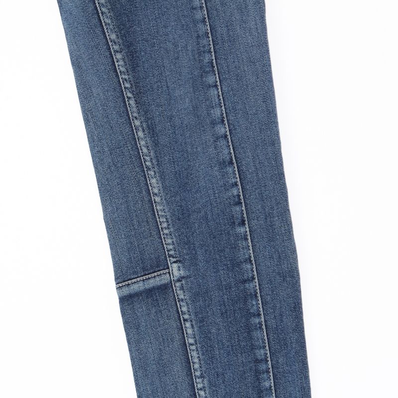 Louis Vuitton Side Zip Design Stretch Denim Pants Bottoms Blue 38