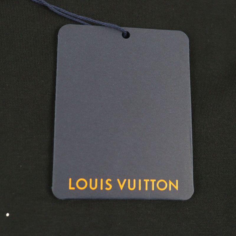 Louis Vuitton 23ss Hoy10w 100% Cotton LV Concert Print Logo Embroidery Crew